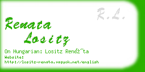 renata lositz business card